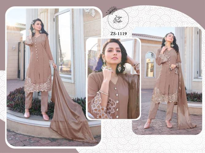 ZS 1119 Georgette Pakistani Readymade Suits Catalog